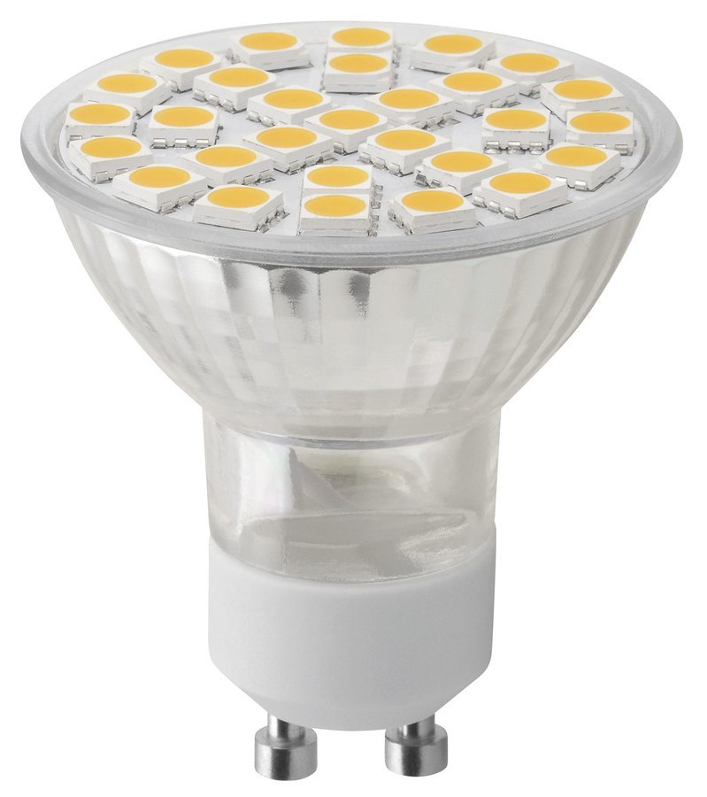 LED bodová žárovka 8W, GU10, 230V, teplá bílá, 680lm