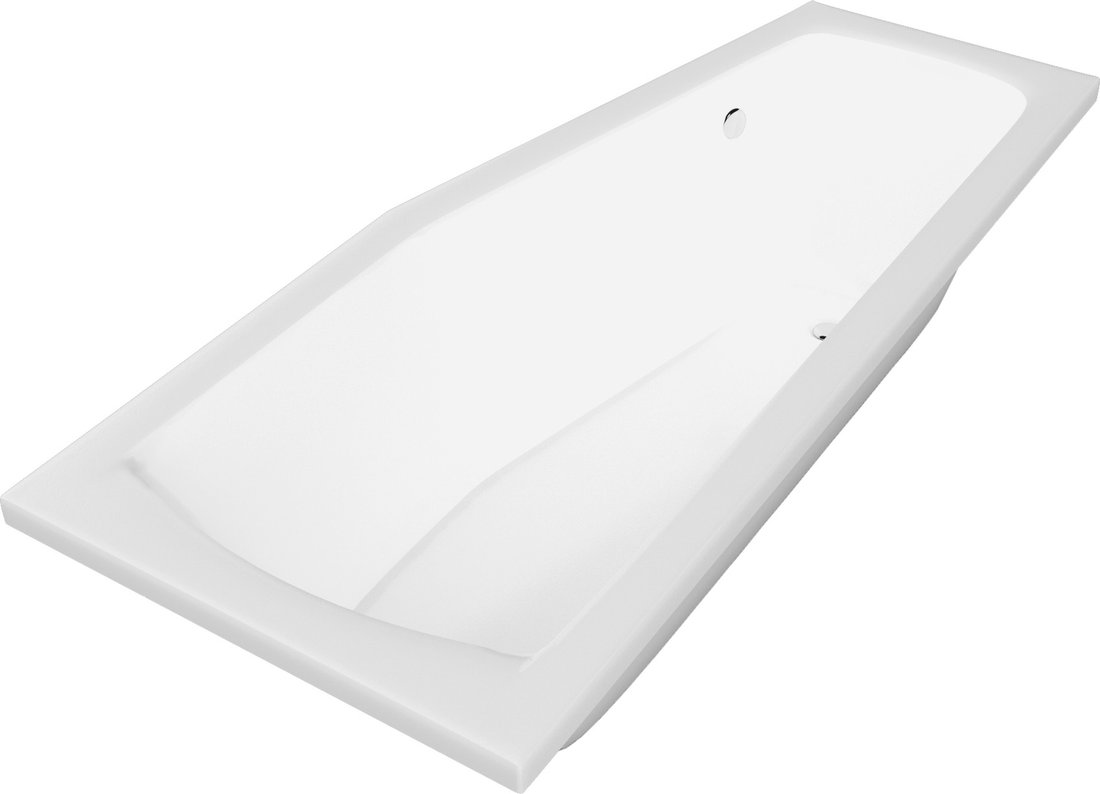 Aqualine OPAVA vana 160x70x44cm bez nožiček, pravá, bílá A1671