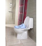 Photo: RIGA Close Coupled Toilet, Dual Flush 3/6l, S-trap, white