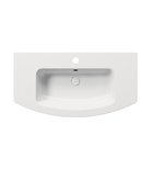 Photo: PURA Slim ceramic washbasin curved 102x52cm, white ExtraGlaze
