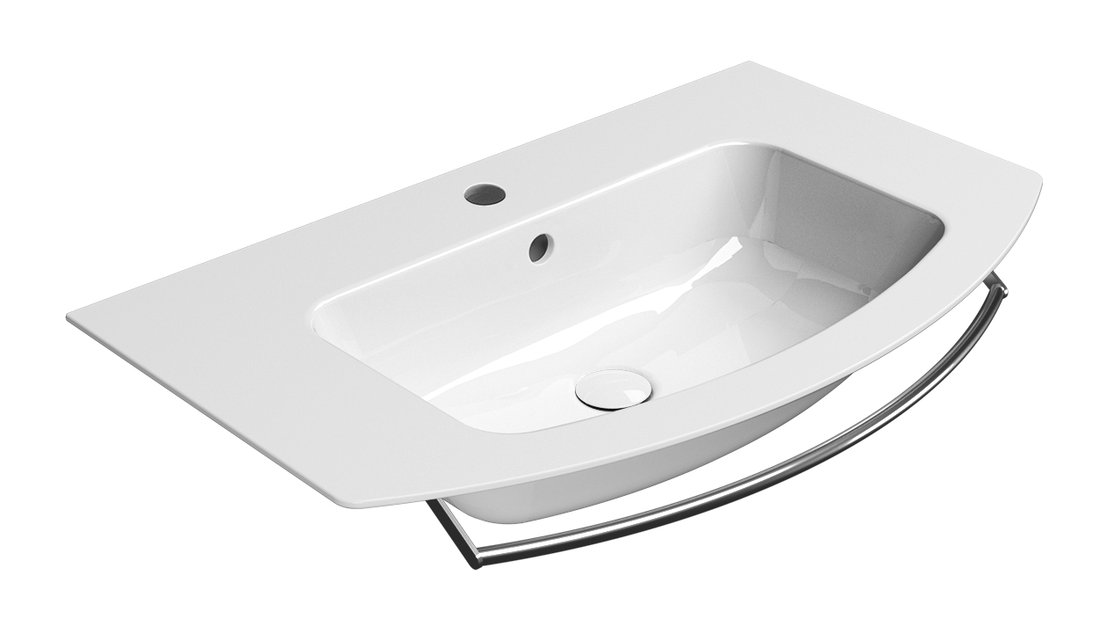 GSI PURA keramické umyvadlo Slim oblé 82x49cm, bílá ExtraGlaze 8826111
