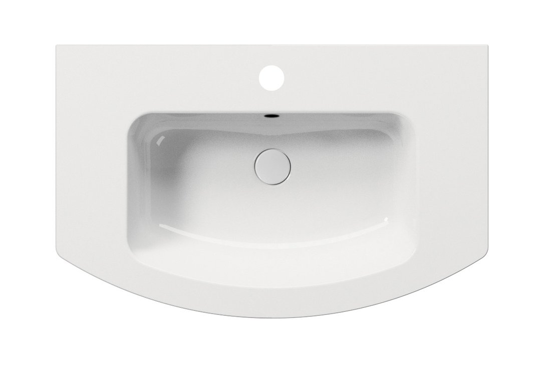 GSI PURA keramické umyvadlo Slim oblé 82x49cm, bílá ExtraGlaze 8826111