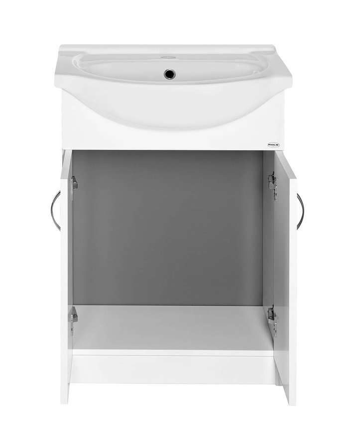 Aqualine SIMPLEX ECO 55 umyvadlová skříňka včetně umyvadla 53x83,5x30,7cm SIME550