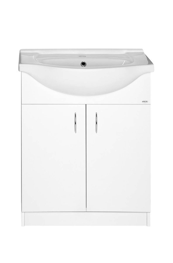 Aqualine SIMPLEX ECO 60 umyvadlová skříňka včetně umyvadla 58,5x83,5x30,7cm SIME600
