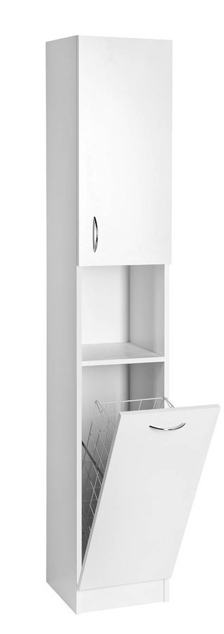 Aqualine SIMPLEX ECO vysoká skříňka s košem 30x180x30cm SIME310