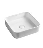 Photo: BLADE Counter Top Ceramic Washbasin 40x11,5x40 cm (without overflow hole)