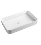 Photo: BLADE Counter Top Ceramic Washbasin 65x11x40 cm(without overflow hole)