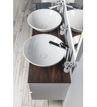 Photo: DIMP keramické umývadlo na dosku, Ø 46cm, biela