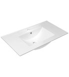 Photo: SLIM Vanity Unit Ceramic Washbasin 90x46,5cm, white