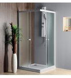 Photo: ALAIN kabina prysznicowa narożna, 900x900mm, szkło Brick