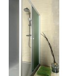 Photo: AMADEO drzwi prysznicowe przesuwne 1200mm, szkło Brick