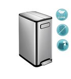 Photo: ECOFLY Soft Close Pedal Bin 20l, brushed stainless steel