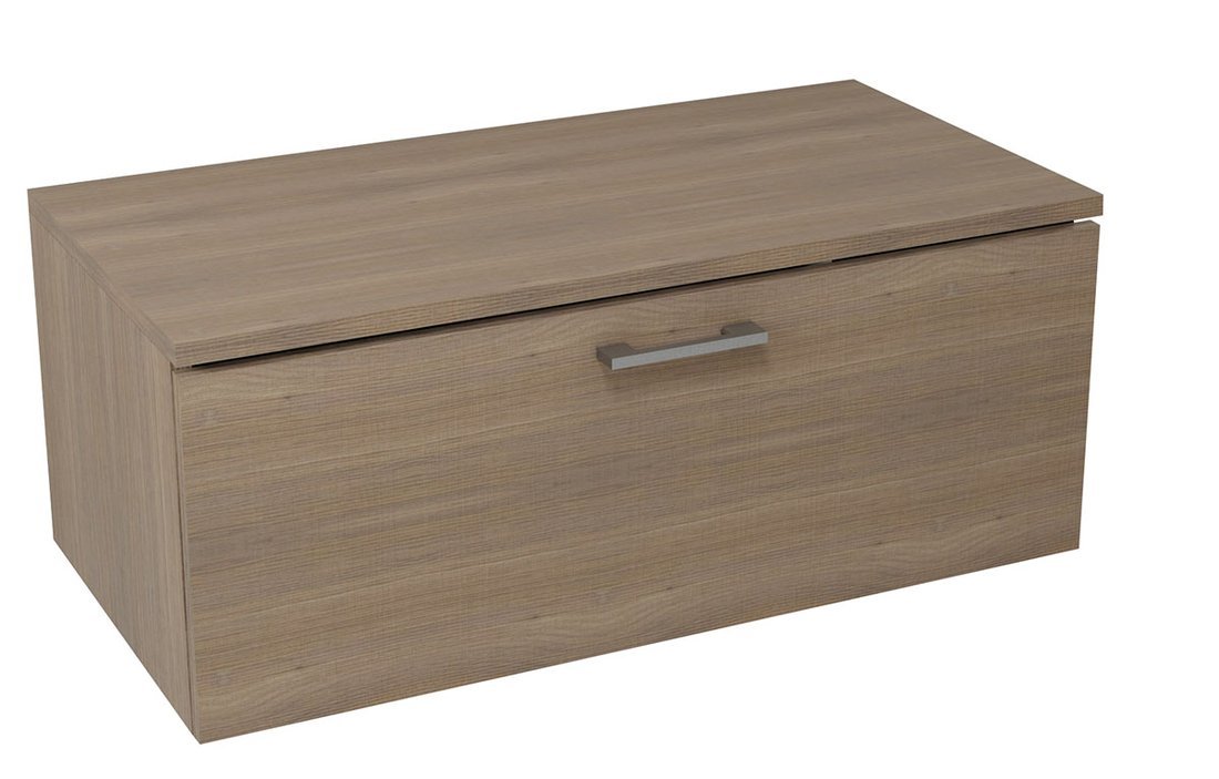 MAKALA skříňka s vrchní deskou 89,5x35x45,2 cm, ořech bruno