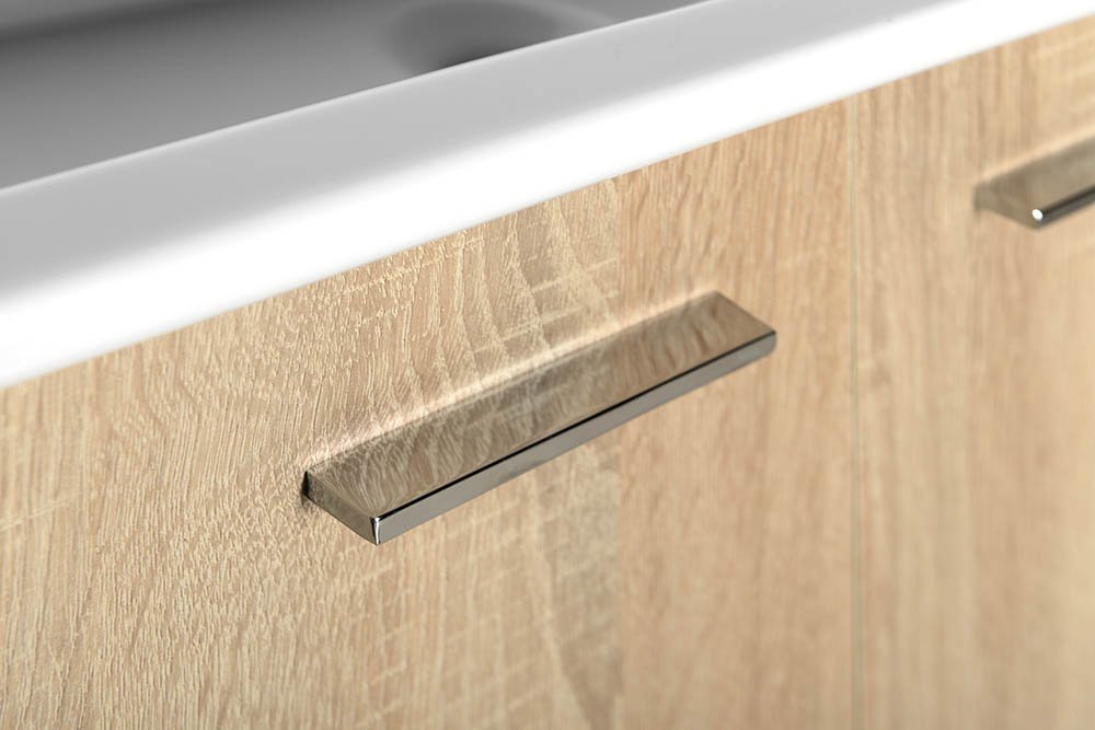 Aqualine ZOJA/KERAMIA FRESH umyvadlová skříňka 49x50x24,5cm, dub platin 51047DP