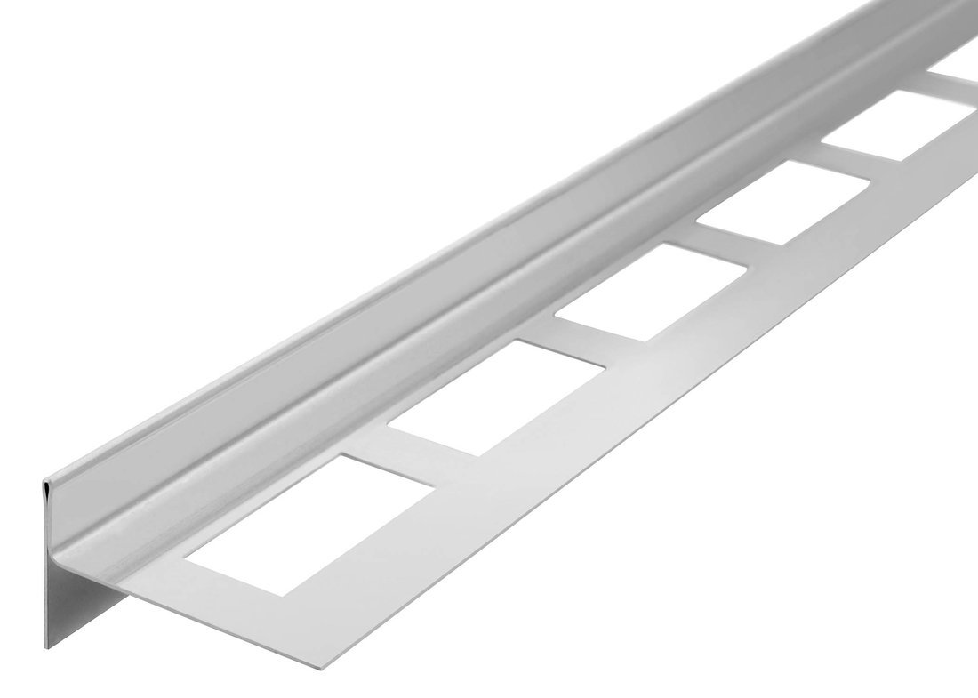 Sapho Spádová lišta, levá, výška 10mm, délka 1200mm, nerez mat SPD1210-L