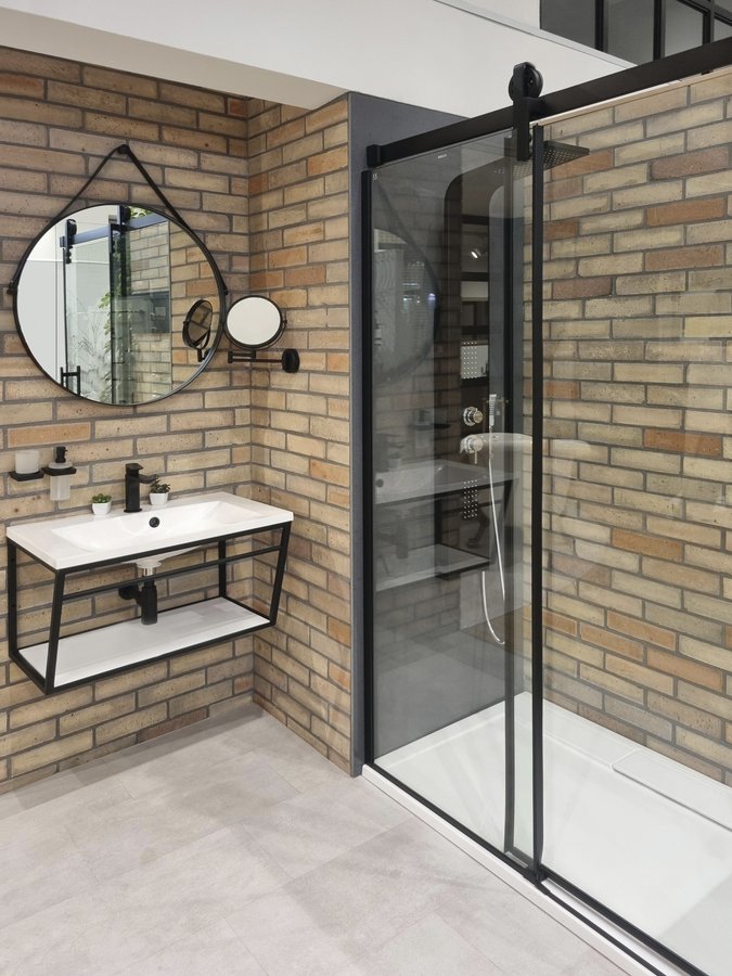 Sapho SKA konzole s policí 600x400x460mm, černá mat SKA101