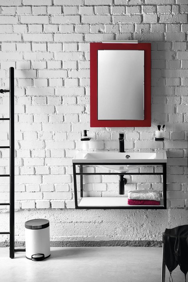 Sapho SKA konzole s policí 600x400x460mm, bílá mat SKA111