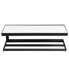 Photo: SKA Wall Shelf, black matt 450x140x160mm with white MDF Shelf