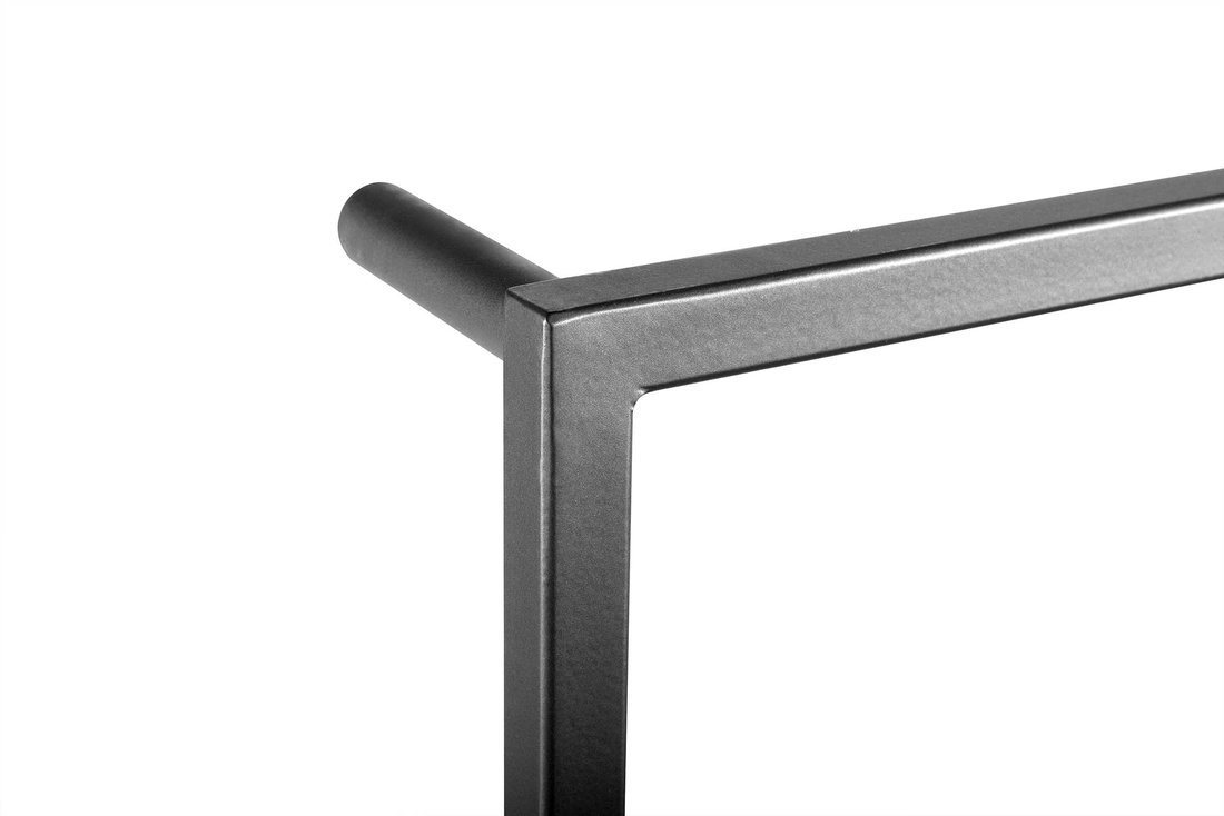 Sapho SKA nástěnný sušák ručníků 450x1150x100mm, černá mat SKA501