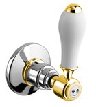 Photo: ANTEA Concealed 2-way Diverter, tap lever, chrome/gold
