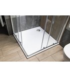 Photo: TECMI Square Cultured Marble Shower Tray 90x90x3cm