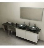 Photo: OLIVER Countertop 110x2x50cm, technical marble, Grigio carnico