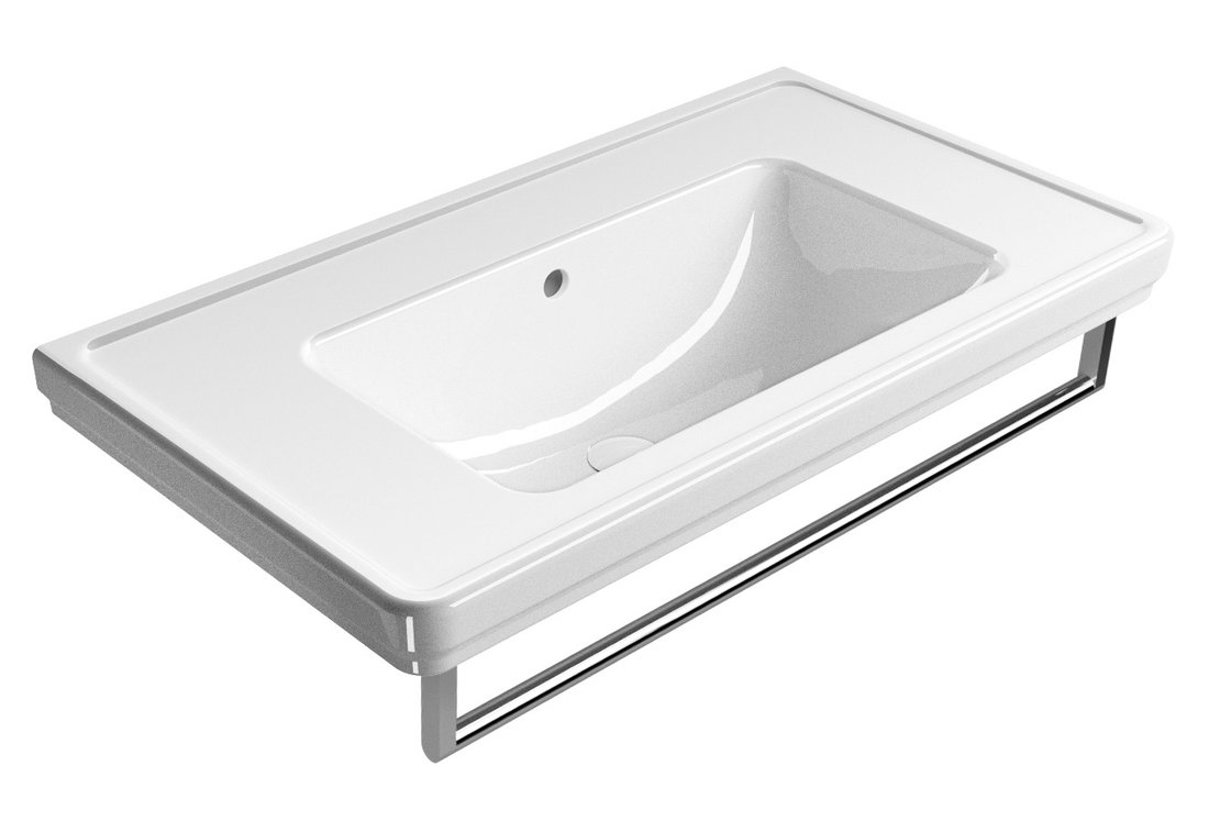 GSI CLASSIC keramické umyvadlo 90x50cm, bez otvoru, bílá ExtraGlaze 8788011