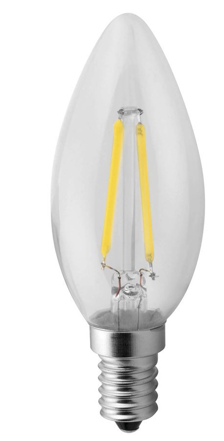 LED žárovka Filament 2W, E14, 230V, denní bílá, 160lm