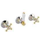 Photo: ANTEA Concealed Shower Mixer Tap, 2-way, chrome/gold