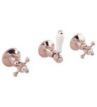 Photo: ANTEA Concealed Shower Mixer Tap, 2-way, pink gold