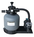 Photo: Complete sand filter with pump, max.4.32m3 / h, 6-way valve