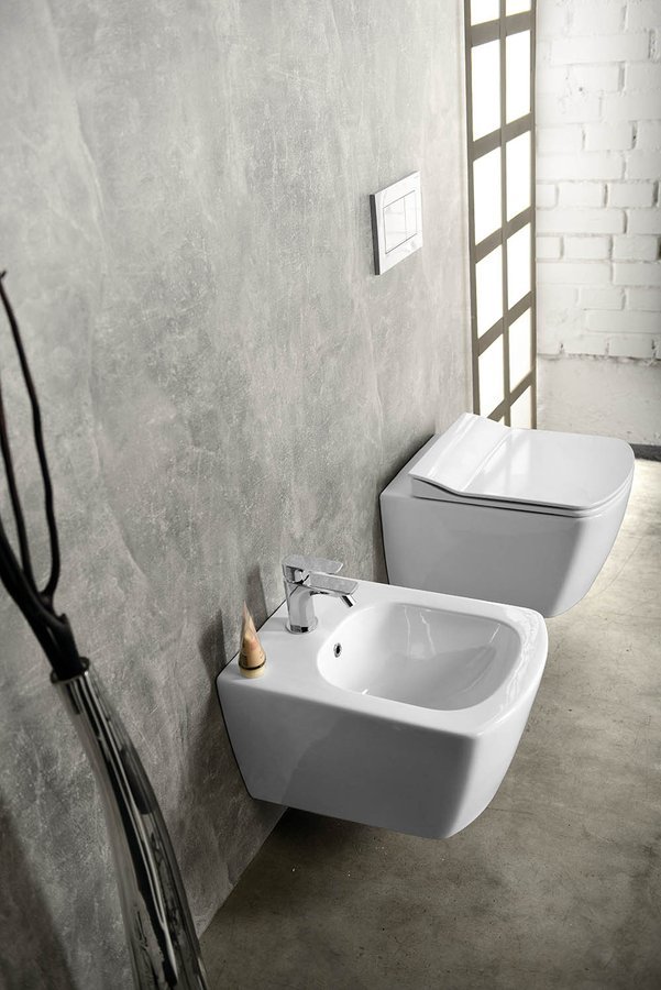 CREAVIT GLANC bidet závěsný, 37x51,5 cm, bílá GC510