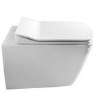 Photo: GLANC Wall Hung Toilet, Rimless, 37x51,5cm, white