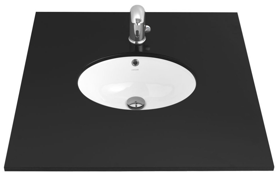 CREAVIT Keramické umyvadlo pod desku, 48,5x38cm, bílá TP211