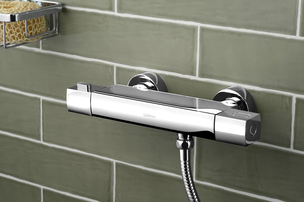 Sapho MIXONA nástěnná sprchová termostatická baterie, chrom MG411