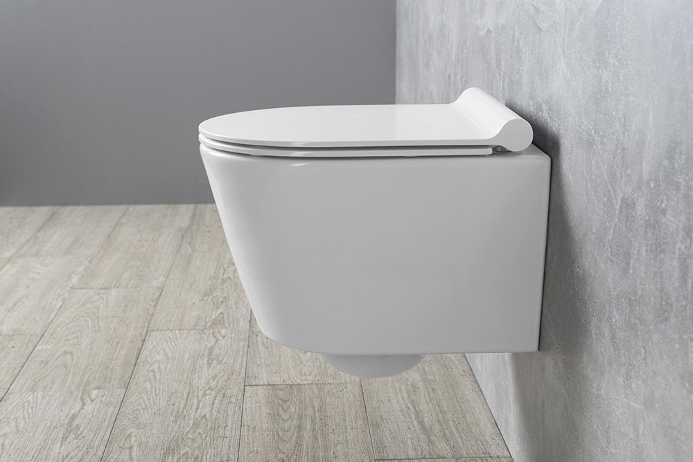 GSI PURA/KUBE X WC sedátko, SLIM, Soft Close, bílá MS76SN11