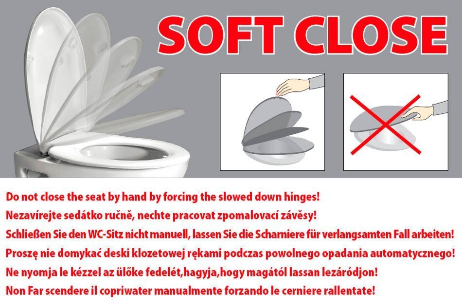 GSI PURA/KUBE X WC sedátko, SLIM, Soft Close, bílá MS76SN11