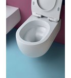 Photo: FLO závesná WC misa, Rimless, 37x54 cm, biela