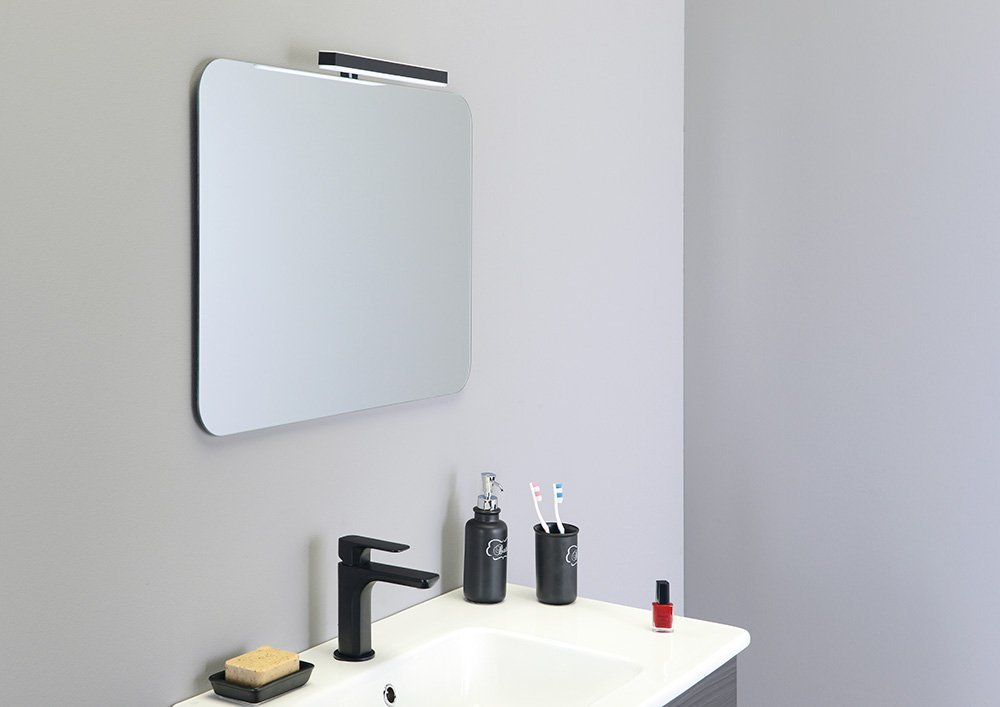 Sapho VERONICA 2 LED svítidlo, 8 W, 300x25x83 mm, černá E27423CI