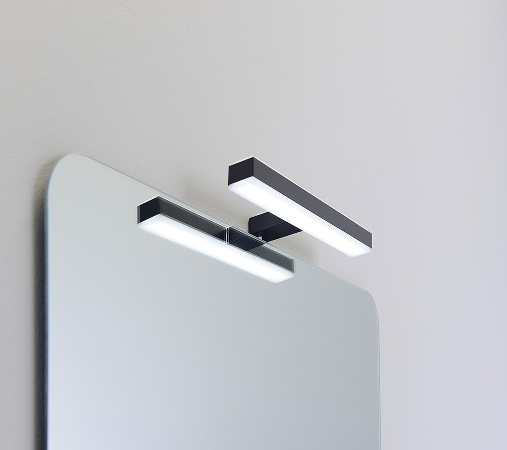 Sapho VERONICA 2 LED svítidlo, 8 W, 300x25x83 mm, černá E27423CI