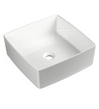 Photo: CROX countertop Cultured Marble Washbasin 40x40cm, white