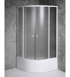 Photo: ARLEN Quadrant Shower Enclosure 800x800mm, glass Brick