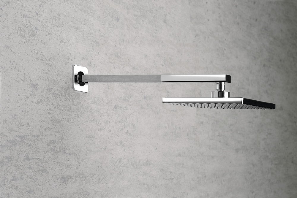 Aqualine Sprchové ramínko hranaté nízké, 404mm, chrom TQ043