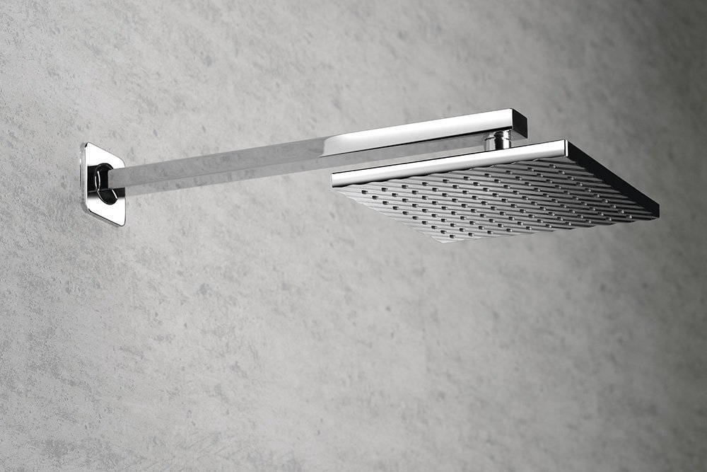 Aqualine Sprchové ramínko hranaté nízké, 404mm, chrom TQ043