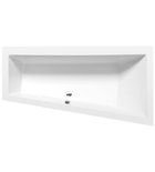 Photo: ANDRA L Corner Asymmetric Bath 180x90x45 cm, white, with holes for mixer and for PC10031