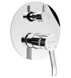 Photo: LUKA Single Lever Concealed Shower Mixer Tap, 2-way, rotary switch, chrome