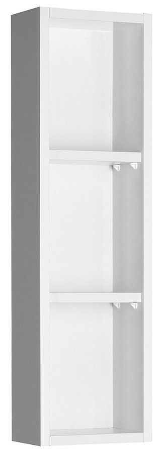 ZOJA policová skříňka k zrcadlu Korin, 20x70x12cm, bílá 45463