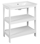 Photo: ETIDE shelf basin cabinet 71,5x86x44 cm, matt white