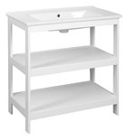 Photo: ETIDE shelf basin cabinet 81,5x86x44 cm, matt white