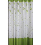 Photo: Zasłonka 180x180cm, 100% polyester, biała/zielona